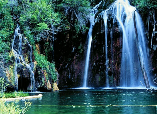 Waterfall peaceful image