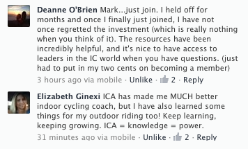 ICA testinomy on FB Deanne OB & Liz G on why ICA is a great resource