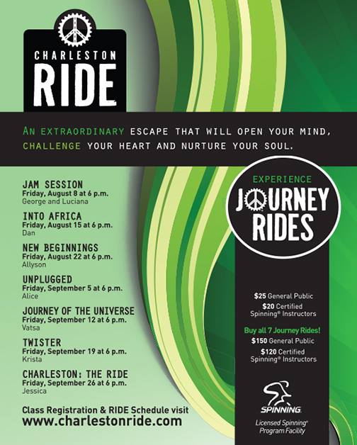 Charleston Jorney Rides poster