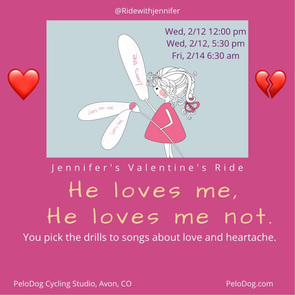 He Loves Me He Loves Me Not An Interactive Valentine S Profile Indoor Cycling Association